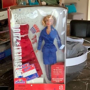 Vintage Barbie as President 2000